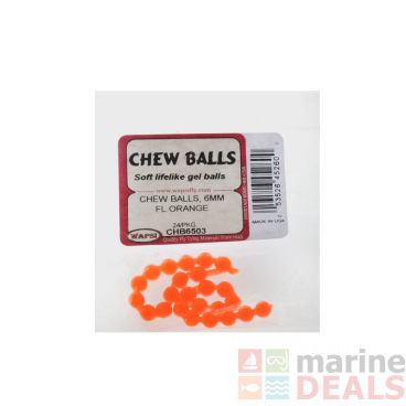 Wapsi Chew Balls Fluoro Orange