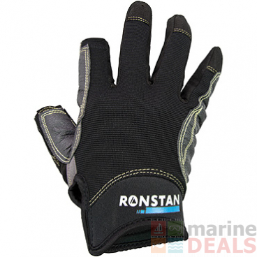 Ronstan Sticky Race Glove 3 Finger Black