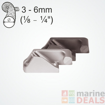 Clamcleat CL217 MK2AN Side Entry Fairlead Starboard Hard Anodised