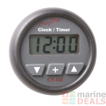 CruzPro CT-60 Digital Clock and Timer - Round Bezel