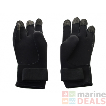 Mirage Kevlar Lite 3mm Neoprene Dive Gloves Black 2XL