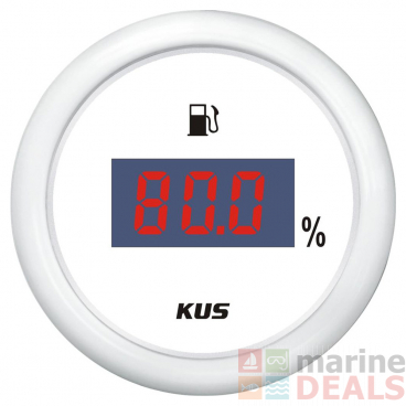 KUS Digital Fuel Level Gauge White