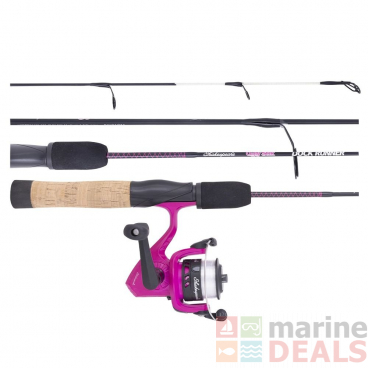 Ugly Stick Dock Runner Mini Spinning Combo 36in 4-8lb 1pc Pink