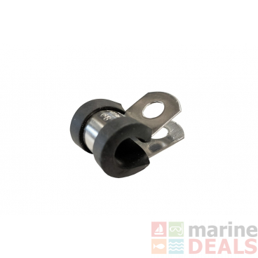 Trailparts P-Clips 8mm Steel and Rubber