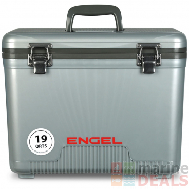 Engel Chilly Bin Cooler Dry Box 18L Silver