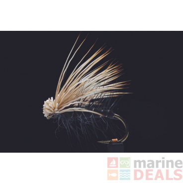 Manic Tackle Project Elk Hair Caddis Dry Fly Black #14