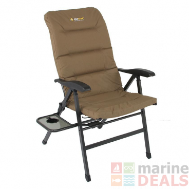 OZtrail Emperor 8-Position Recliner Arm Chair