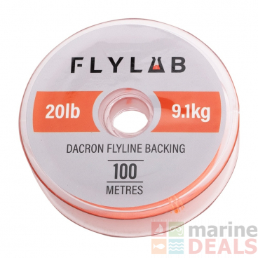 FlyLab Dacron Fly Line Backing 100yd 20lb Orange