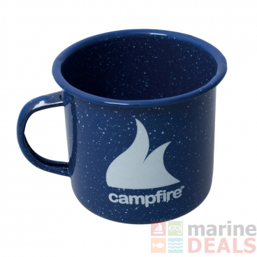 Campfire Enamel Mug Navy 8cm 350ml