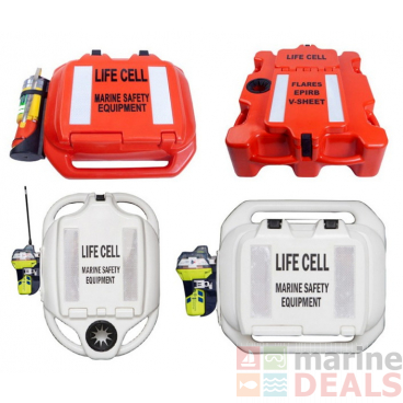 Life Cell Trawlerman Safety Storage Box / 6 Person Buoyancy Aid White
