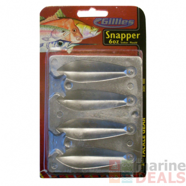 Gillies Snapper Bomb/Reef Sinker Mould Kit Small 1-5oz