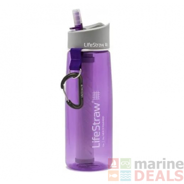 LifeStraw Go 2-Stage Water Bottle With Filter 650ml Purple