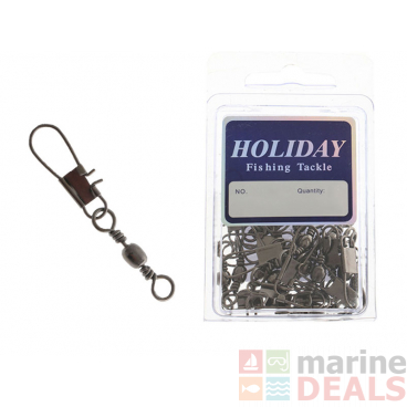 Holiday Barrel Swivel with Interlock Snaps and High Tension Strength