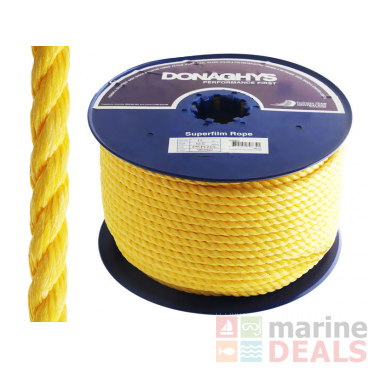 Donaghys 3-Strand Floating Polypropylene Rope Pack 125m