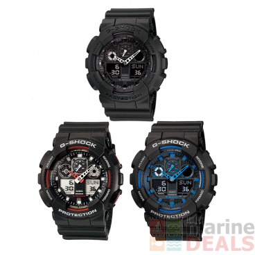 G-Shock GA100 Analog-Digital Watch 200m