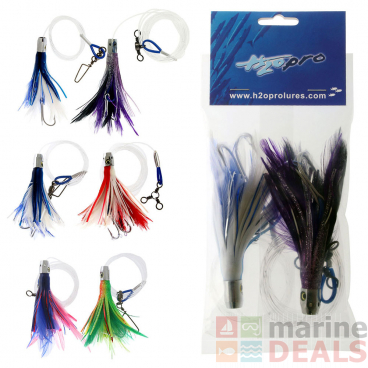 H2O Pro Twin Jet Tuna Lure Rigged