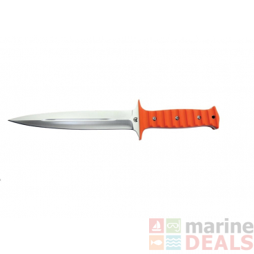 Ridgeline Grunt Pig Sticker Knife Double Edge 24cm Blaze Orange