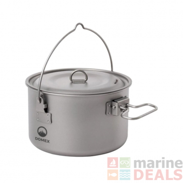 Domex Titanium Hanging Billy Can Cooking Pot 1.3L
