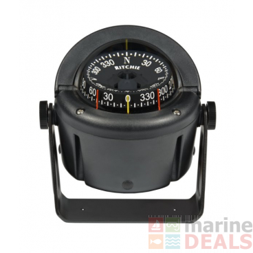 Ritchie Helmsman HB-741 Bracket Mount Compass Black