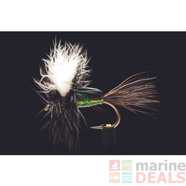 Manic Tackle Project Humpy Dry Fly Green Bottle