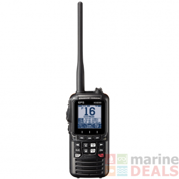 Standard Horizon HX890 Class H Floating DSC Handheld VHF/GPS Radio Black