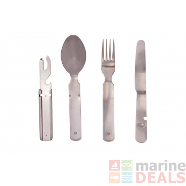 Kiwi Camping Lightweight Stainless Steel Cutlery Set