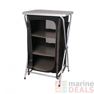 Kiwi Camping 3 Tier Camp Pantry Black