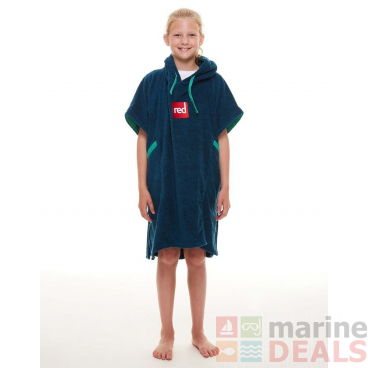Red Original Luxury Kids Towel Robe Poncho Navy Small