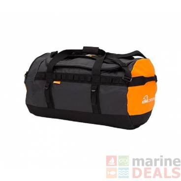 Kiwi Camping Duffel Gear Bag Orange/Black 60L