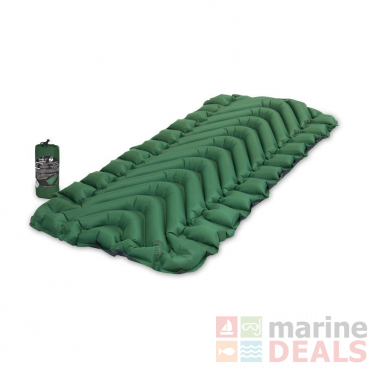 Klymit Static V Short Inflatable Camping Sleeping Mat Forest Green