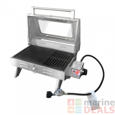 Kiwi Sizzler 316 Stainless Window Top Portable BBQ with Flame Failure Device