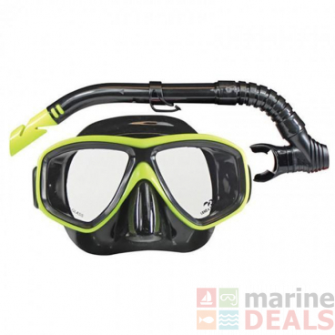Land & Sea Sports Clearwater Mask and Snorkel Set Black