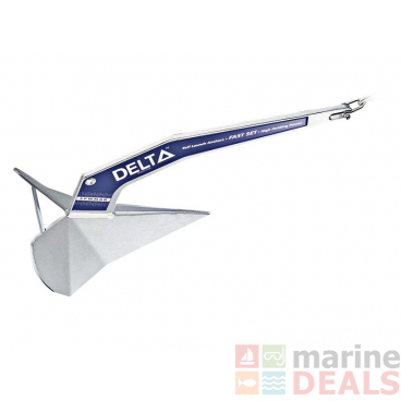 Lewmar Galvanised Delta Anchor 6kg for boats up to 9m