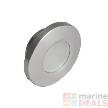 Lumitec Orbit Flush Mount Spectrum LED Down Light with Brushed Housing