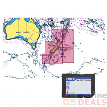 C-MAP 4D MAX Chart Card Wide New Zealand MSD