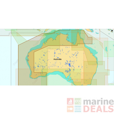 C-MAP MAX-N+ AU-Y012 Chart Cairns to Esperance