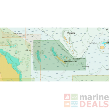 C-MAP MAX-N+ PC-Y210 Chart New Caledonia