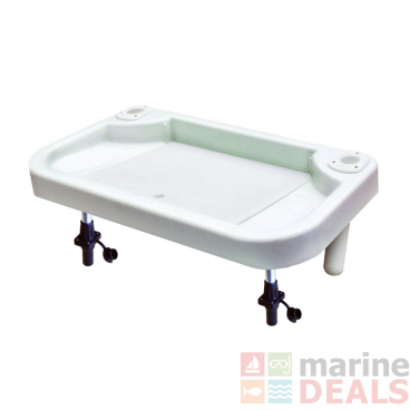 Oceansouth Extra Large Bait Board with Sink Rail Mount suits 25mm Rails