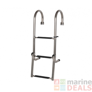 Oceansouth Gunwale Stainless Steel 3-Step Ladder