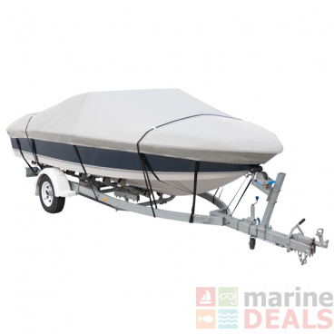 Oceansouth Bowrider Boat Cover 4.7m-5.0m Grey