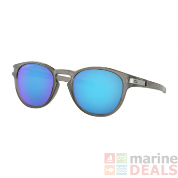 Oakley Latch Matte Grey Ink PRIZM Sapphire Polarised Sunglasses