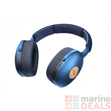 Marley Positive Vibration XL Over-Ear Wireless Headphones - Blue