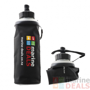 Marine Deals Soft Collapsible Water Bottle 750ml Black