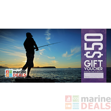 Marine Deals $50 Gift Voucher with Sleeve - Rock Fishing