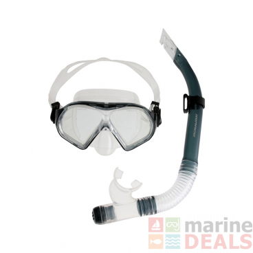 Mirage Freedom Silicone Dive Mask and Snorkel Set Smoke