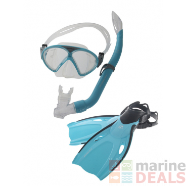Mirage Squirt Junior Mask Snorkel and Fins Set Blue L