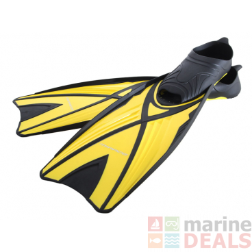 Mirage Fathom Snorkelling Fins Yellow Large