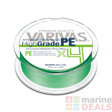 Varivas High Grade PE X4 Braid Flash Green 150m PE1.5