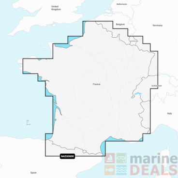 Navionics Plus Chart Card France Lakes and Rivers