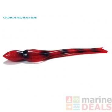 Bonze BS12 Game Lure Replacement Skirt 380mm 35 Red/Black